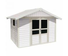 Abri de jardin Grosfillex blanc en PVC 11m² Blanc