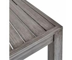 Table de jardin fixe en aluminium (6 à 8 places) Gris