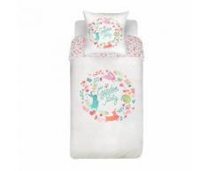 Housse de couette enfant 140x200cm et 1 taie d'oreiller Multicolore