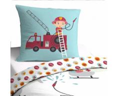 Housse de couette enfant pour lit évolutif Blanc, Rouge