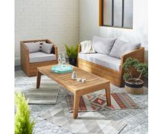 Rangoon Salon de jardin en eucalyptus (3 places) Alinea