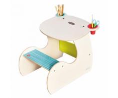 Petit bureau pour enfant motif tête d'ours {CouleurRetravaillée}