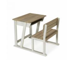 Bureau d'écolier pour enfant en acacia