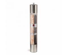 Moulin 2 en 1 : sel dHimalaya et poivre noir - 415g Noir