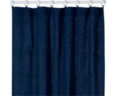 Essaouira Rideau à anneaux en lin 135x250cm bleu marine Alinea Bleu marine