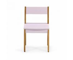 Chaise vintage ROSE pour enfant Rose