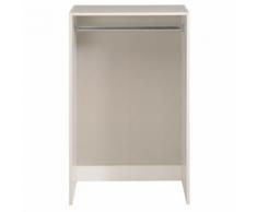 Colonne 60cm avec penderie Blanc