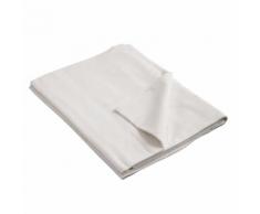 Couvre-lit pour lit 2 places blanc écru Blanc, Beige