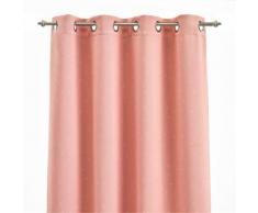 Rideau occultant rose motifs coeurs 140x240cm pour enfant Rose