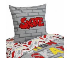 Housse de couette enfant et 1 taie d'oreiller Multicolore