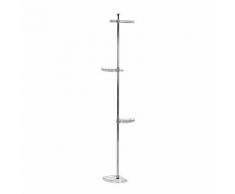Étagère de douche télescopique Gris