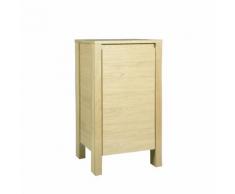 Demi-colonne de salle de bains en chêne 85cm Naturelle