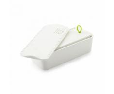 Terrine en porcelaine avec couvercle - 1.2L Blanc