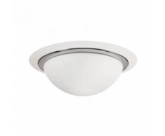 Plafonnier de salle de bains D29cm Blanc