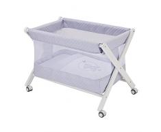 Bolin Bolon Berceau Charlotte+ Habillages avec Resseaux Gris