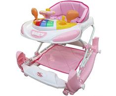 Bebe Style F1CW5021PNK 2 en 1 Voiture Trotteur + Chaise Berçante