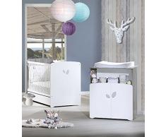 BABY PRICE NT371 Chambre Bébé Duo Lit + Commode