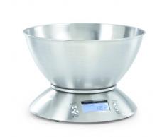 Domo Do-9086Wdomo Balance de Cuisine 5Kg Inox avec Bol Thermomètre Timer