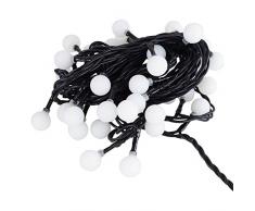 Guirlande lumineuse LED 1,8 cmx5 m Changement de couleur 50LED Boule Guirlande Lumineuse Guirlande lumineuse décoration