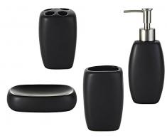 Ridder 229935100-350 Ensemble récipients salle de bain Noir