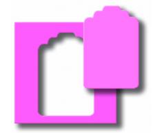 Efco Perforatrice Étiquette x 2,3 x 1,5 cm Taille M, rose