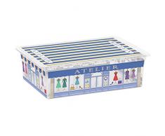 Kis 8416000 1843 01 C Box Style Boutiques Boîte de Rangement Plastique Multicolore 27 L