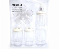 Qualy Flower Bathroom Set daccessoires pour salle de bain Autre