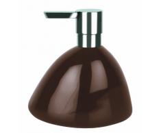 Spirella Etna Distributeur de savon en céramique Marron brillant