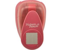 Vaessen Creative 21437-160 Perforatrice Jumbo à Pétoncles Carrés Métal/Plastique Pourpre 12,7 x 8,5 x 6,7 cm