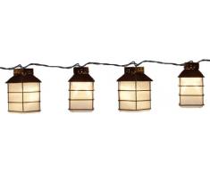 Star 476-19 Party-Lantern Guirlande Lumineuse 10 LEDs Blanc Chaud Plastique