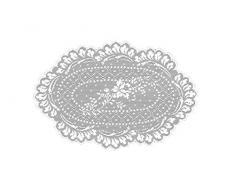 Heritage Dentelle Floret Napperon, Blanc, 8Â x 12-inch-p, blanc, 90 x 90-Inch