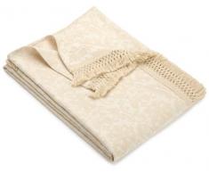 Hagemann Aida Jeté de canapé Beige 50 x 200 cm