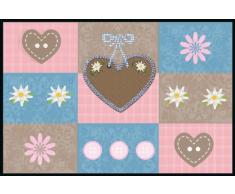 Eurographics DT-AHA1328 Deco mats Paillasson lavable Motif Sweet hearts 50 x 75 cm