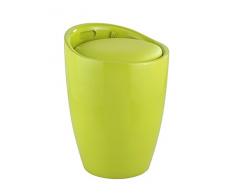 Wenko 22384100 Candy Tabouret de salle de bain Vert Clair 36 x 36 x 50,5 cm