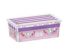 Kis 8407000 1840 01 C Box Style Boutiques Boîte de Rangement Plastique Multicolore 6 L