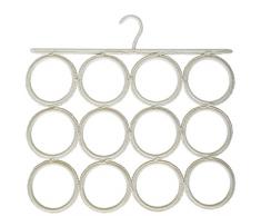 laroom 13328 â Porte-serviette Mouchoirs et porte cravate, blanc