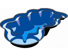 Ubbink Bassin jardin préfabriqué Neptune V de 3800 L