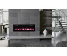 MobilierMoss Cheminée électrique encastrable - Kamin black NICE 72