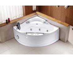 items-france VALENCIA - Baignoire balneo hydromassante 135x135x63