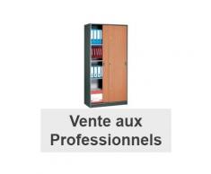 Armoire haute bois portes coulissantes harmonie