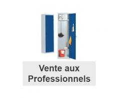 Armoire à balai gris bleu