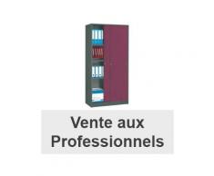 Armoire haute bois portes coulissantes harmonie