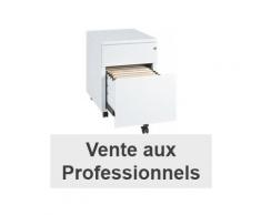 Caisson mobile optimiz 2 tiroirs blanc