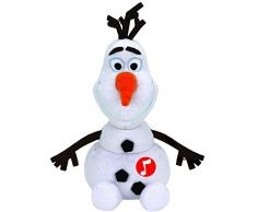Ty - TY41148 - La Reine des Neiges - Peluche Musicale Olaf 20 cm