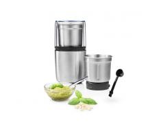Nilmex Multi Hachoir Fourni avec 2 bols Inox