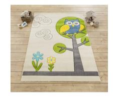 Nilmex Tapis rectangulaire pour chambre bébé 133 x 190 cm