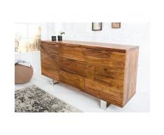 Depotmeubles Enfilade moderne en bois massif coloris naturel
