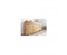 Depotmeubles Enfilade moderne de couleur naturelle en bois massif accacia