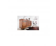Depotmeubles Enfilade moderne de couleur naturelle en bois acacia massif