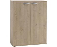 ALTO Élément bas de rangement 2 portes coloris chêne royale